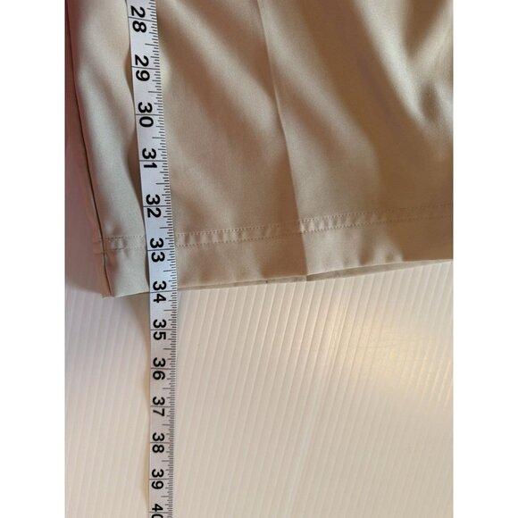 Adidas ClimaLite Golf Pants Men’s 38 X 34 Tan Khaki Stretch Flat Front Light - Picture 8 of 8